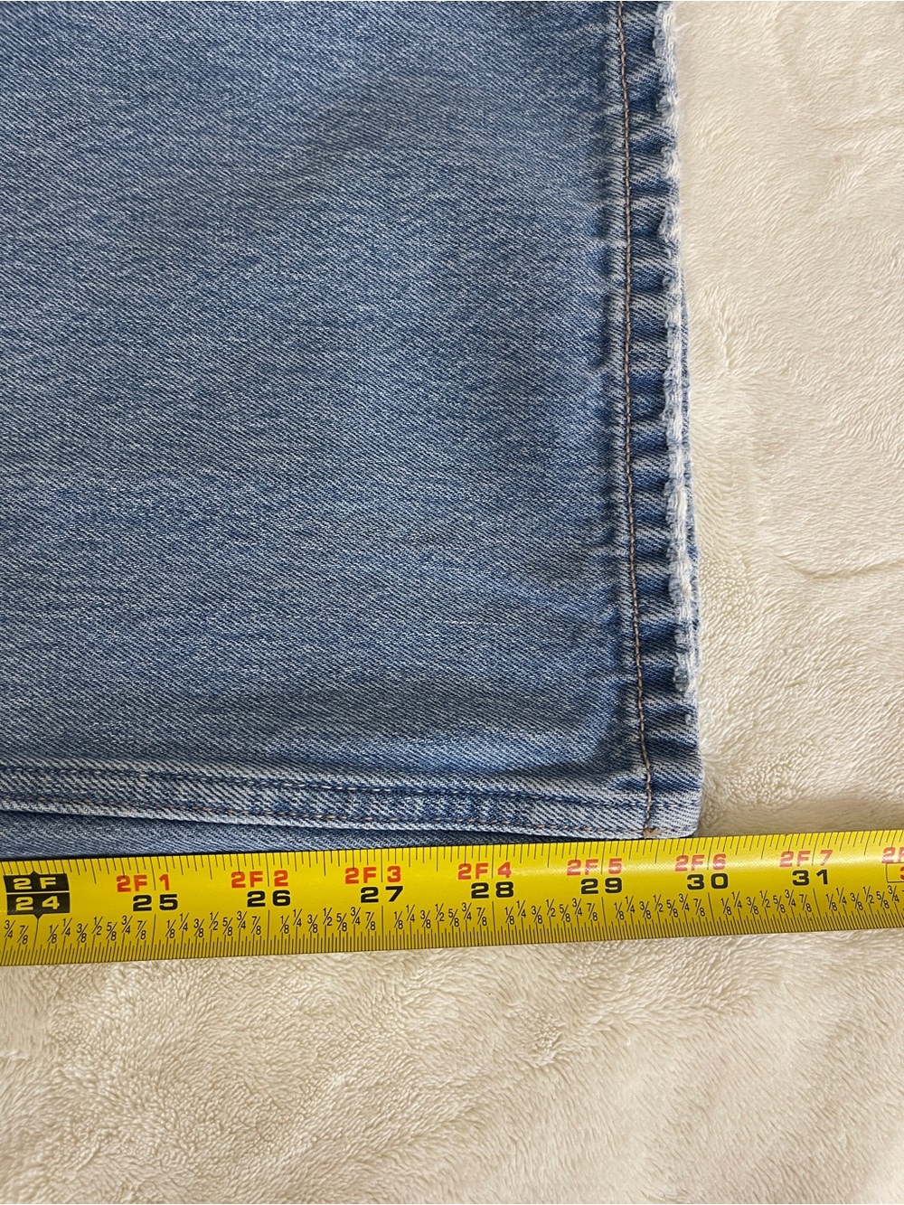 Hollister Women's Low Rise Baggy Wide Leg Jeans Size OR Light Wash Y2K - Picture 9 of 10